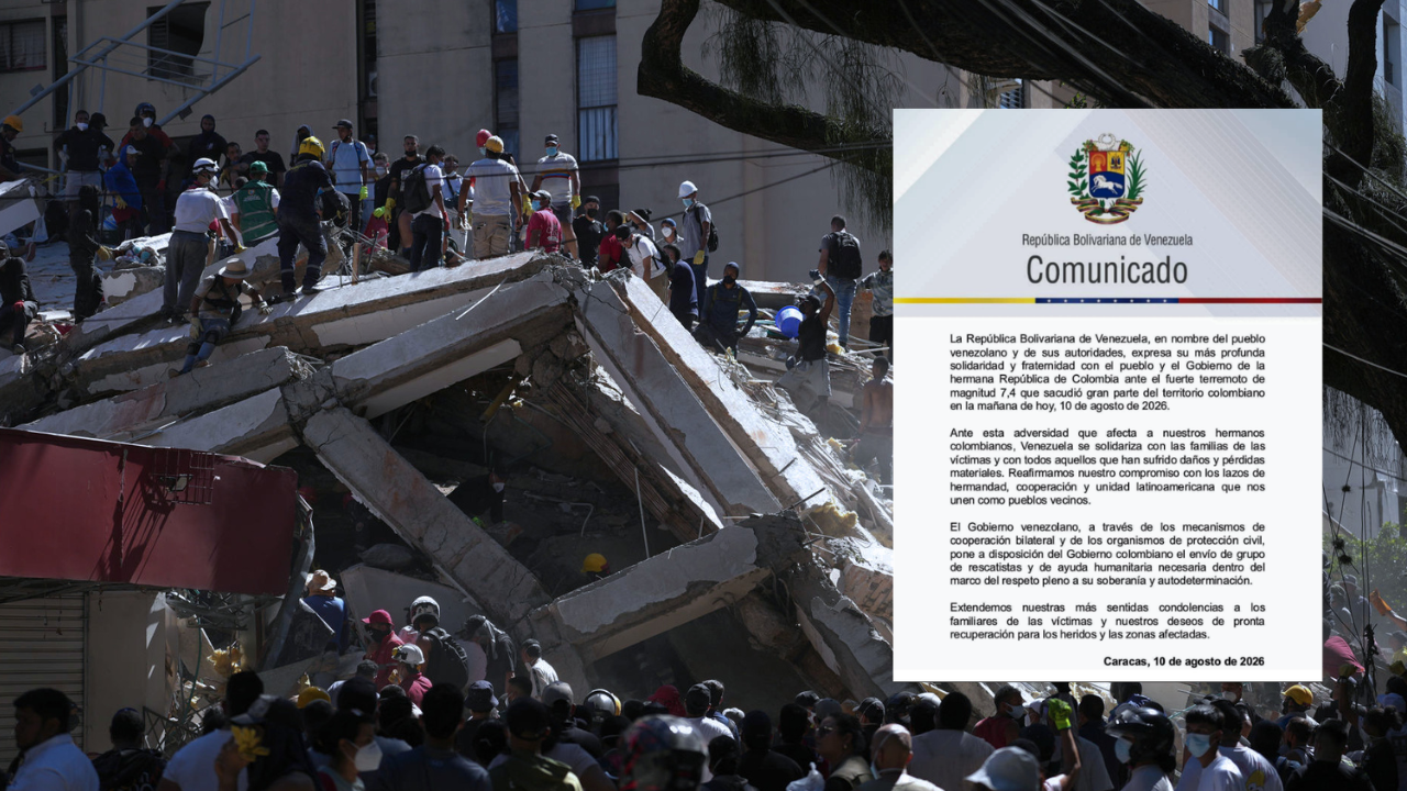 Régimen de Venezuela, que brilló por su ausencia en la tragedia de La Guaira, anunció ayuda a Colombia tras el terremoto | NTN24.COM