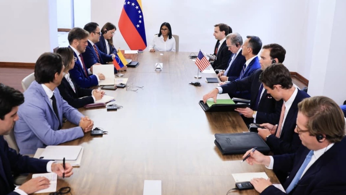 Delcy Rodríguez se reunió con una delegación de alto nivel de Estados Unidos