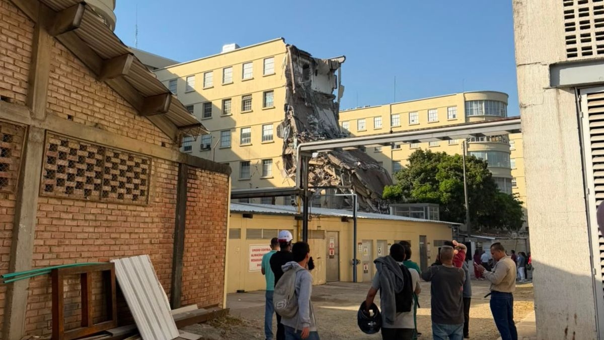 Impactante VIDEO: así colapsó parte del Hospital Universitario del Valle tras el terremoto en Colombia