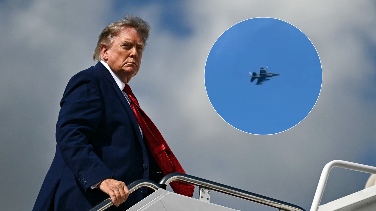 ¿Trump bajo amenaza? Así fue como dos aviones fueron interceptados por el Servicio Secreto tras ingresar al espacio aéreo del presidente | NTN24.COM