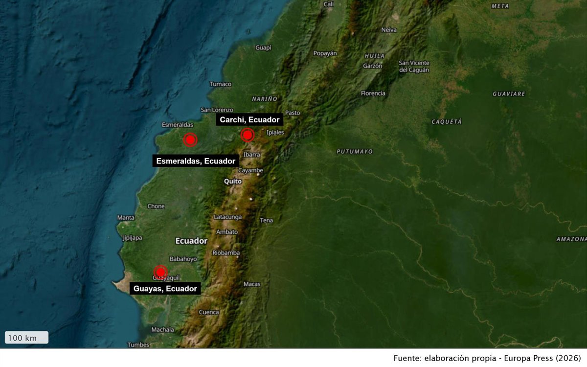 Ecuador contabiliza seis viviendas afectadas por el terremoto de magnitud 7,4 registrado en Colombia < El Informador Venezuela