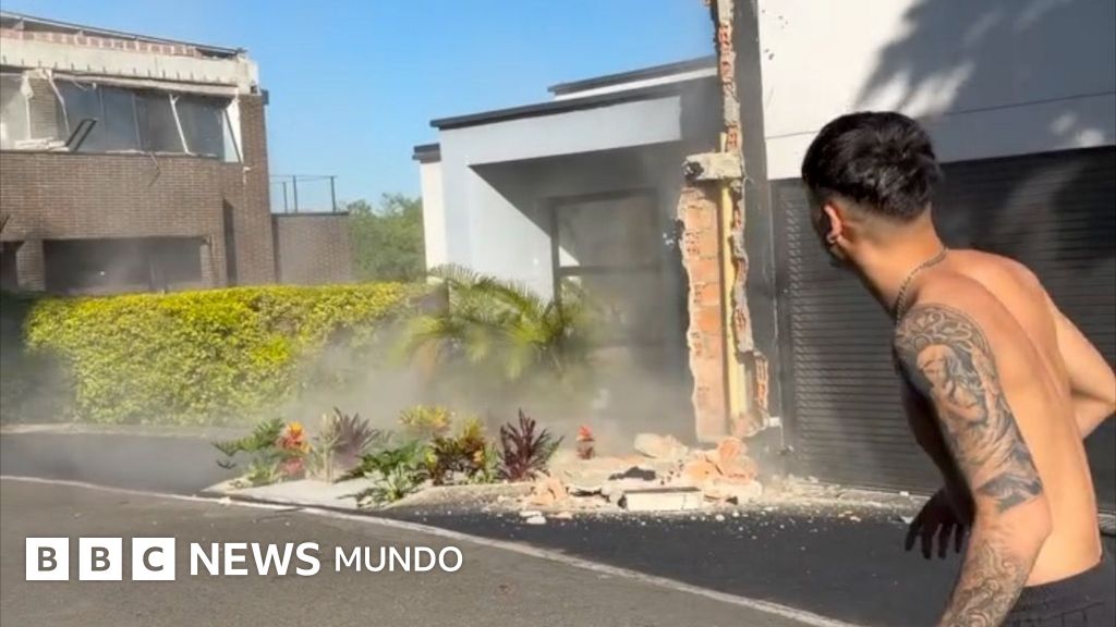 Una familia se salva por poco antes de que el terremoto de Colombia sacuda su casa – BBC News Mundo