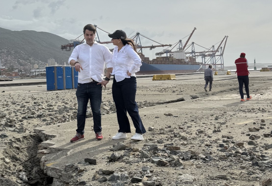 CAF evalúa daños en el Puerto de La Guaira y estudia apoyo para su recuperación (FOTOS)