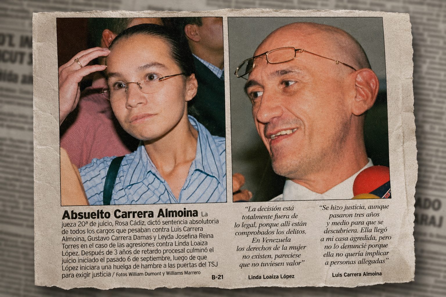 Caso Linda Loaiza: Tribunal de Caracas emitió orden de aprehensión contra Luis Carrera Almoina