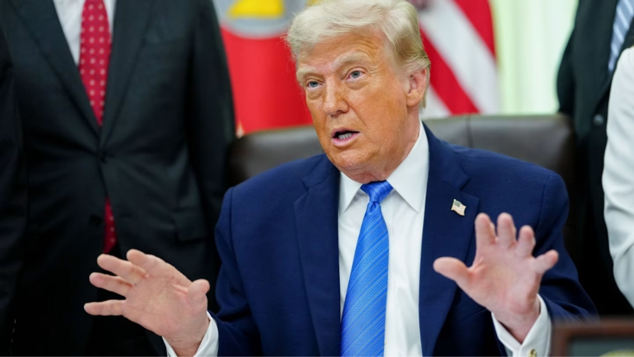 Trump sobre la montaña con supuesta instalación nuclear iraní:
