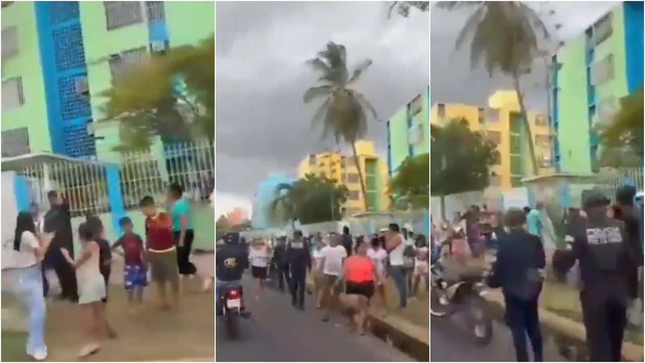 Habitantes de Puerto La Cruz, Venezuela, llegaron hasta la residencia del alcalde para expresar su indignación por los prolongados cortes eléctricos | NTN24.COM
