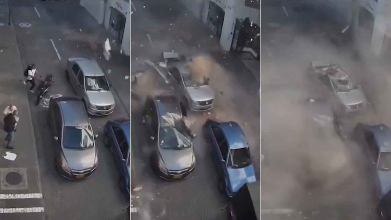 Impactante video muestra la magnitud del terremoto en Colombia: edificios se desplomaron sobre carros, pero sus ocupantes alcanzaron a salvarse | NTN24.COM