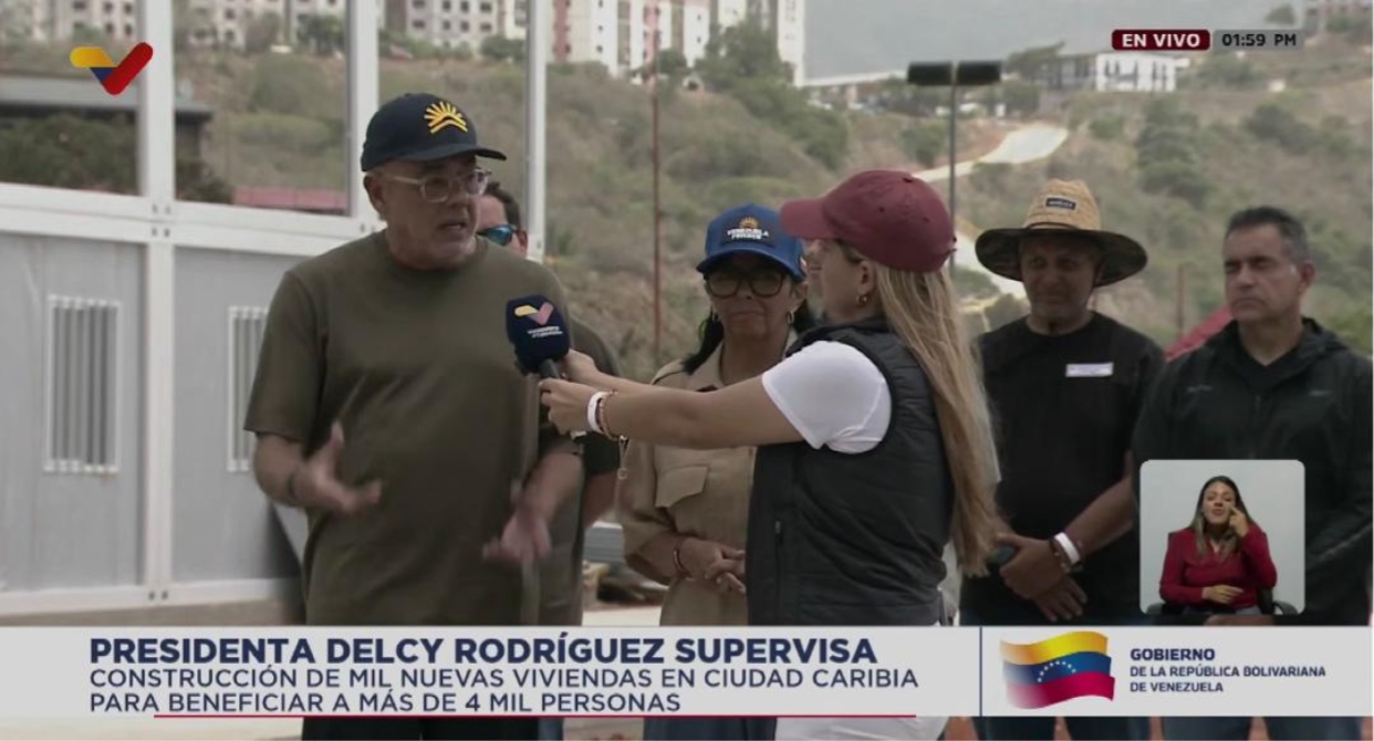 Jorge Rodríguez: tenemos capacidad de construir 5.000 viviendas en La Guaira