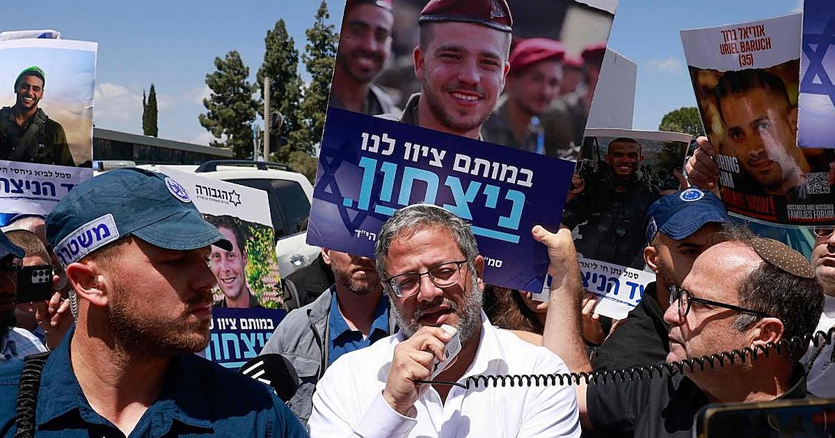 El ministro de Seguridad de Israel propone matar de forma «selectiva» a unos 30 o 40 palestinos en Gaza