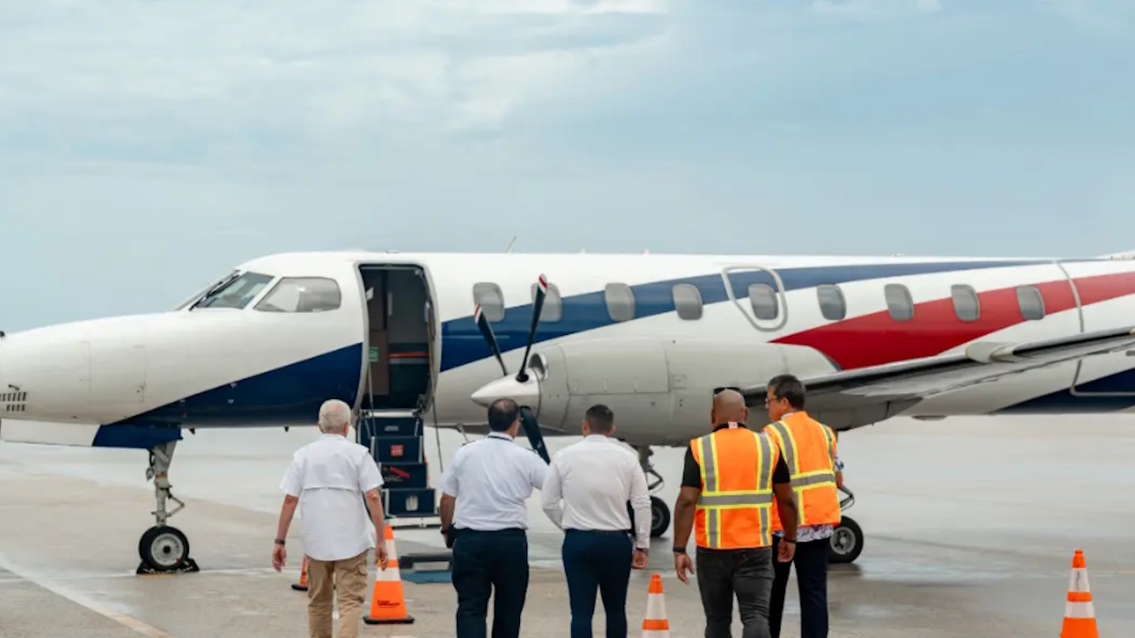 Un vuelo chárter desde Caracas marca el reinicio de la conectividad con Aruba