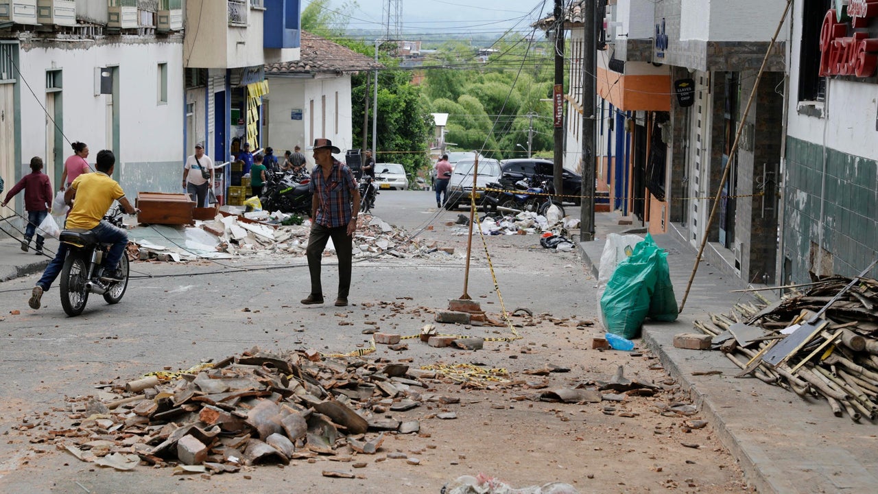 El Servicio Geológico Colombiano reveló los cinco sismos de mayor magnitud registrados instrumentalmente en el país: el último terremoto aparece en la lista | NTN24.COM