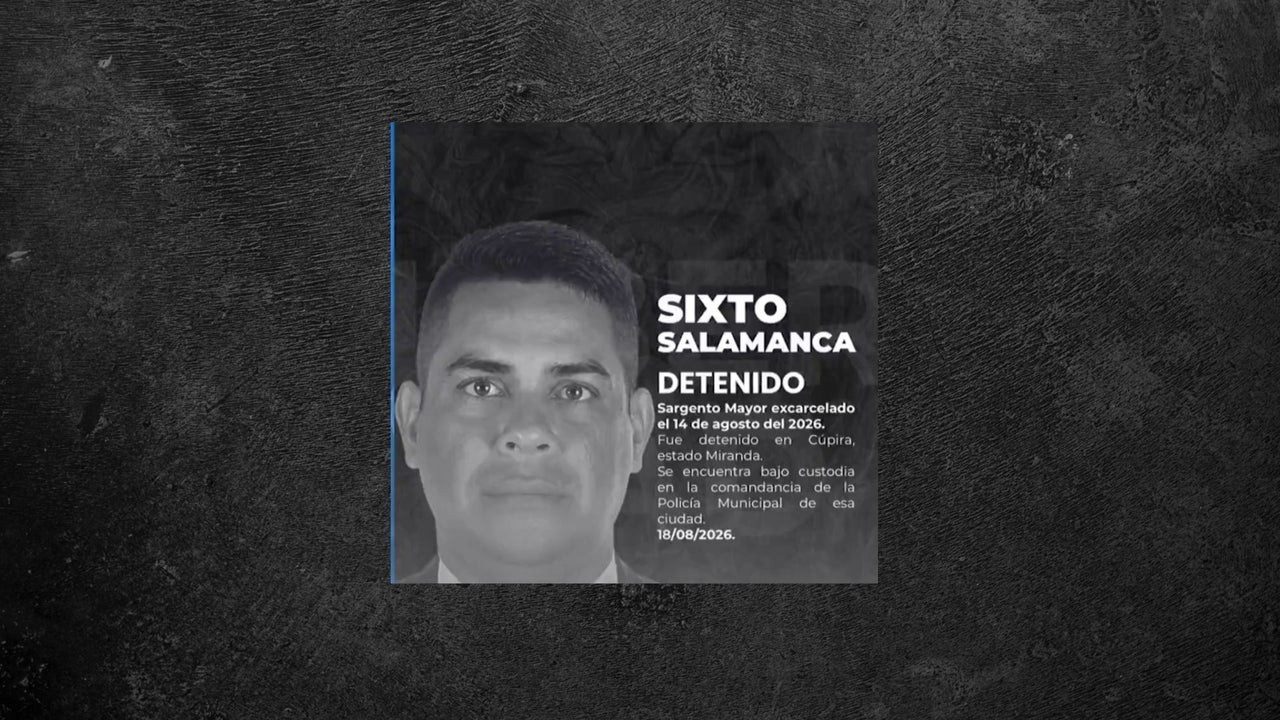Sargento Sixto Salamanca detenido nuevamente en Venezuela cuatro días después de ser excarcelado | NTN24.COM