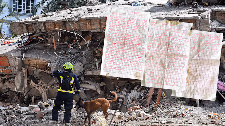 “Agradezco porque soy inmensamente feliz”: desgarradora carta escrita por una víctima del terremoto en Colombia