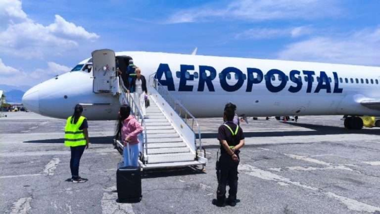 Aeropostal reanuda sus vuelos comerciales entre Maracaibo y la Isla de Margarita