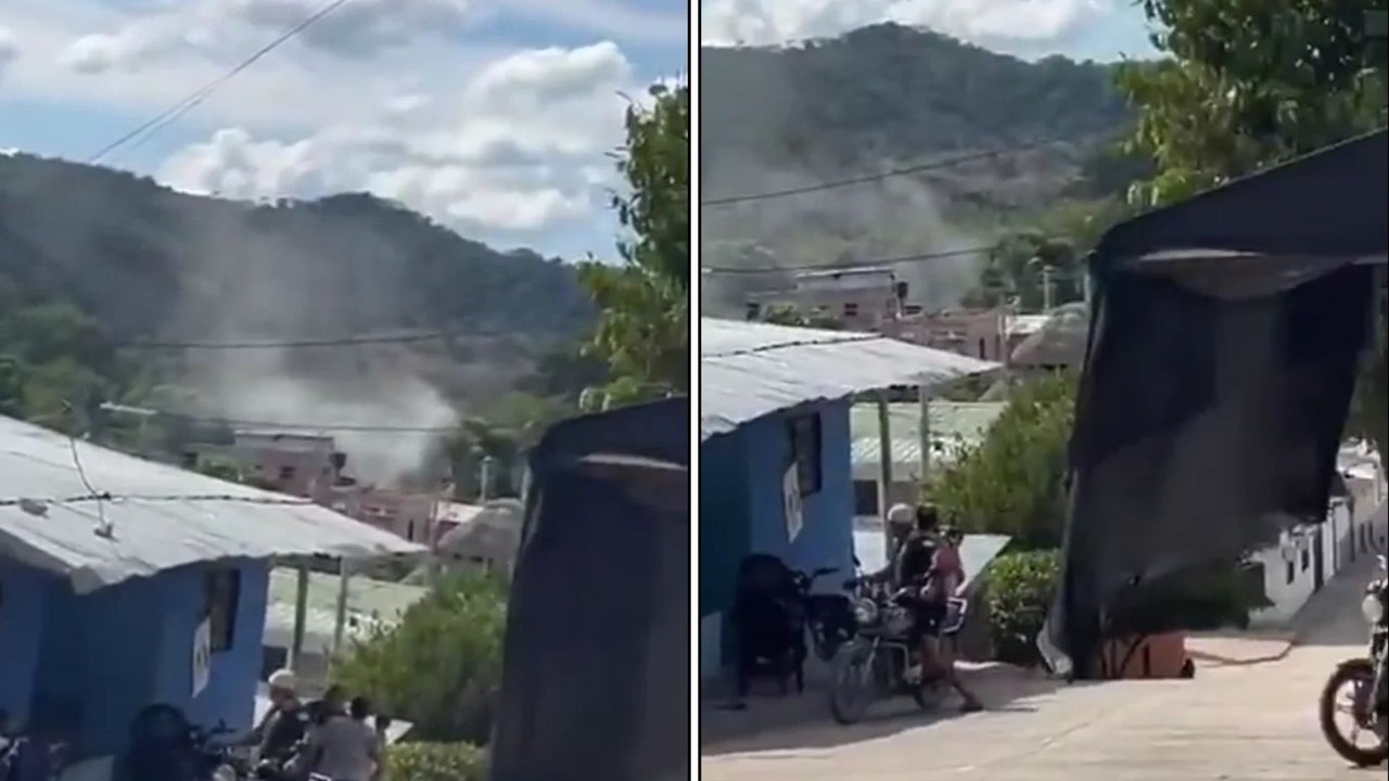 Ataque con drones y ráfagas de fusil contra estación de Policía en Norosí en Colombia dejó nueve uniformados heridos: más de 300 niños se encontraban a unos 100 metros del lugar | NTN24.COM