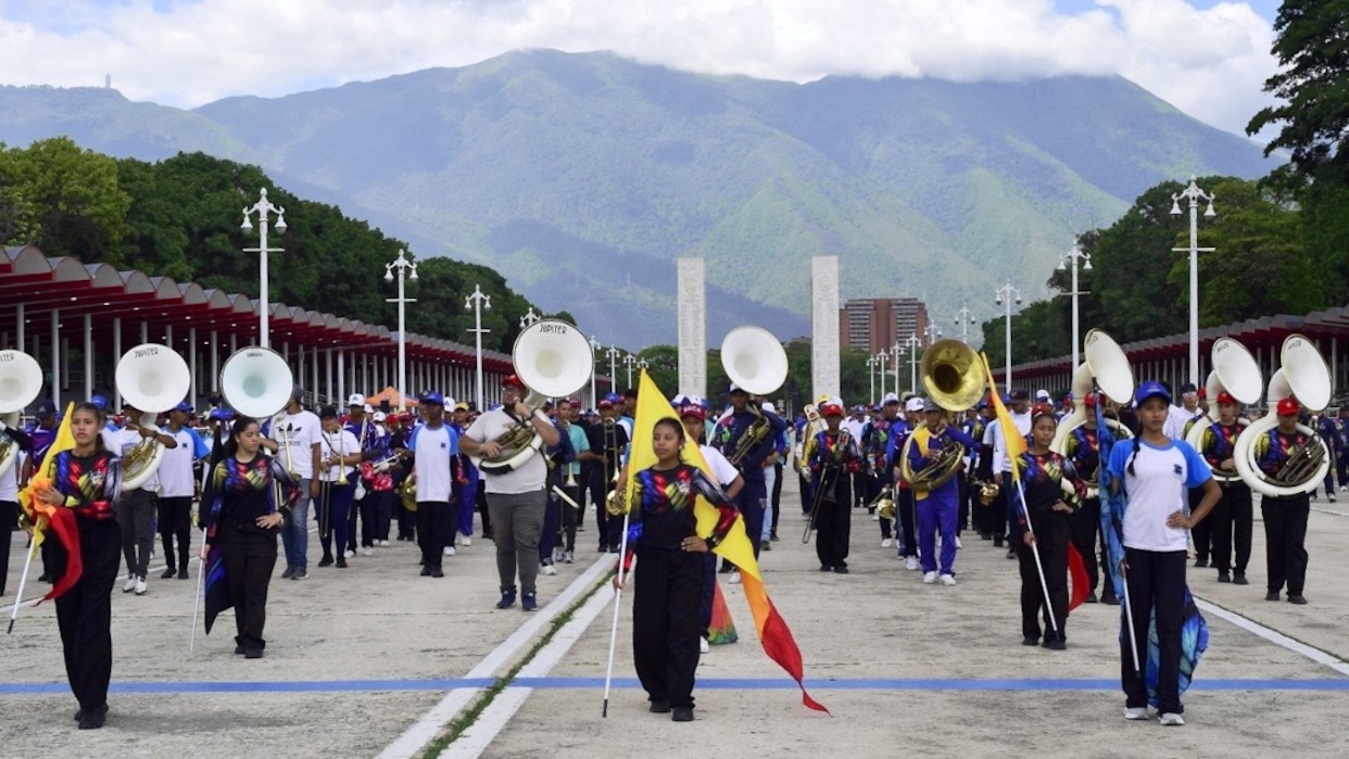 Bandas de marcha venezolanas afinan detalles para lograr el récord Guinness