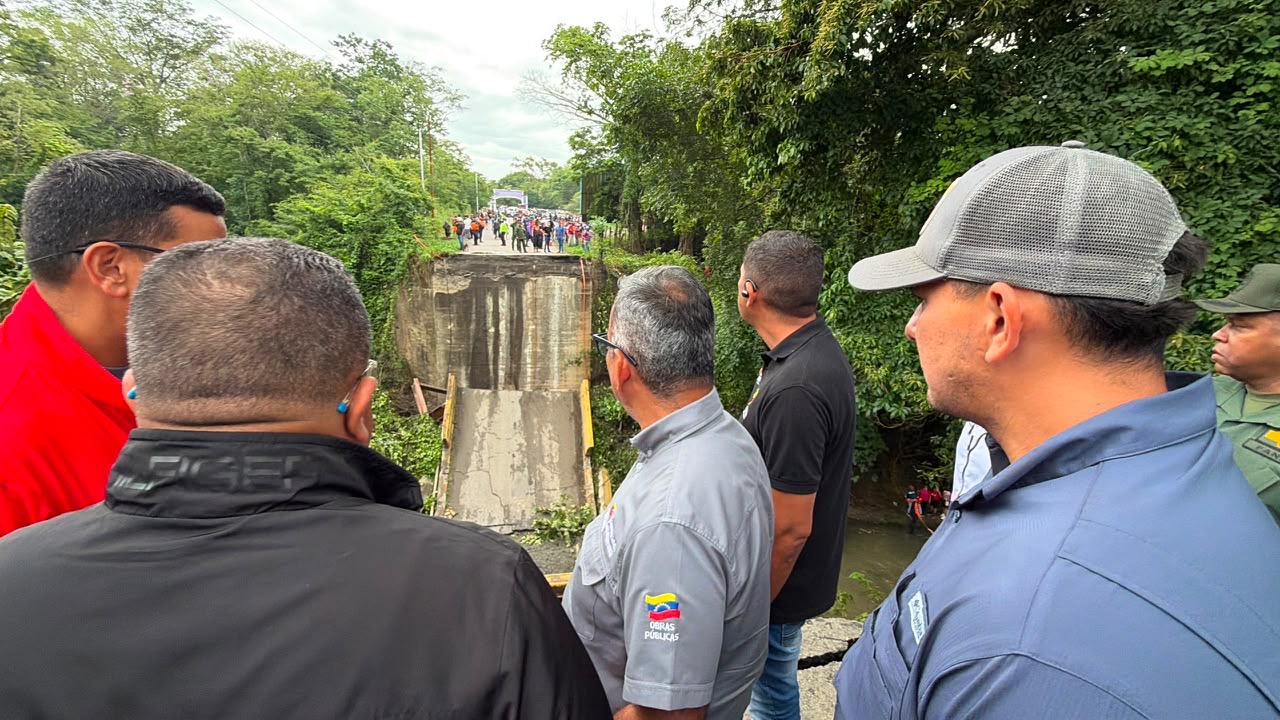 Atención inmediata garantiza conectividad entre el sur de Aragua y Guárico tras colapso de puente