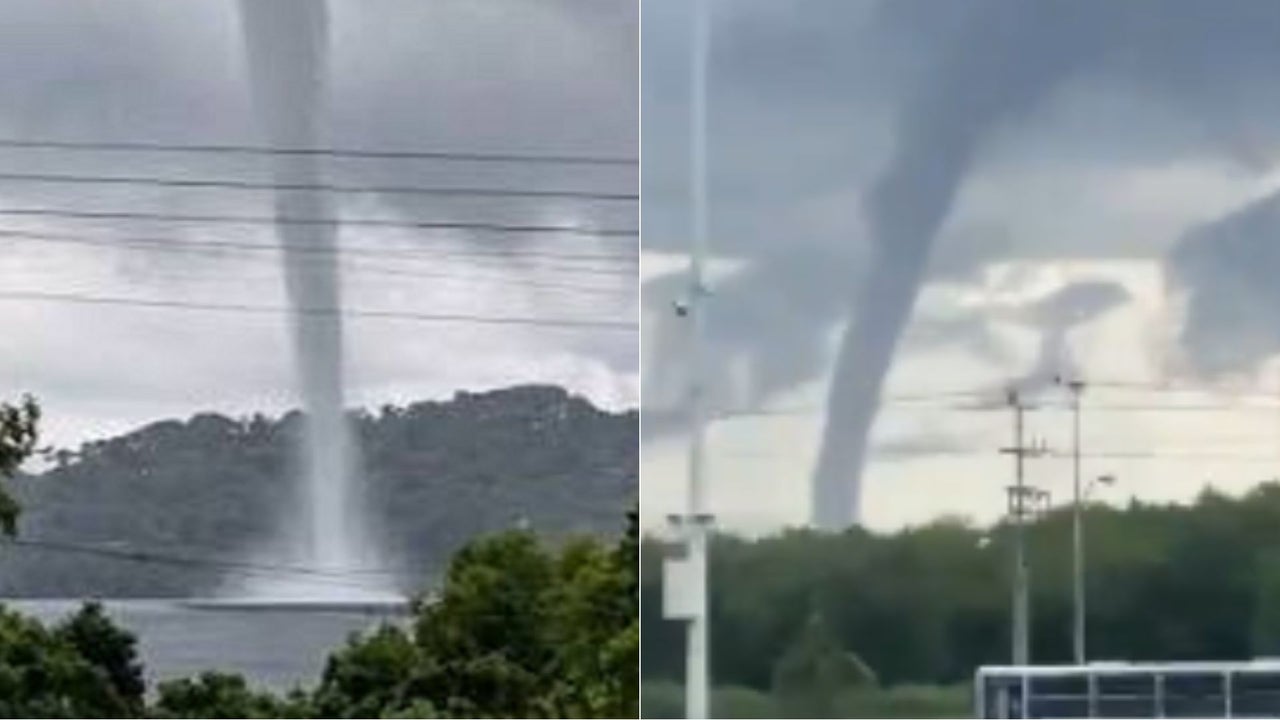 Las impresionantes imágenes que dejan las trombas marinas formadas sobre el lago de Maracaibo y parte de Aragua | NTN24.COM
