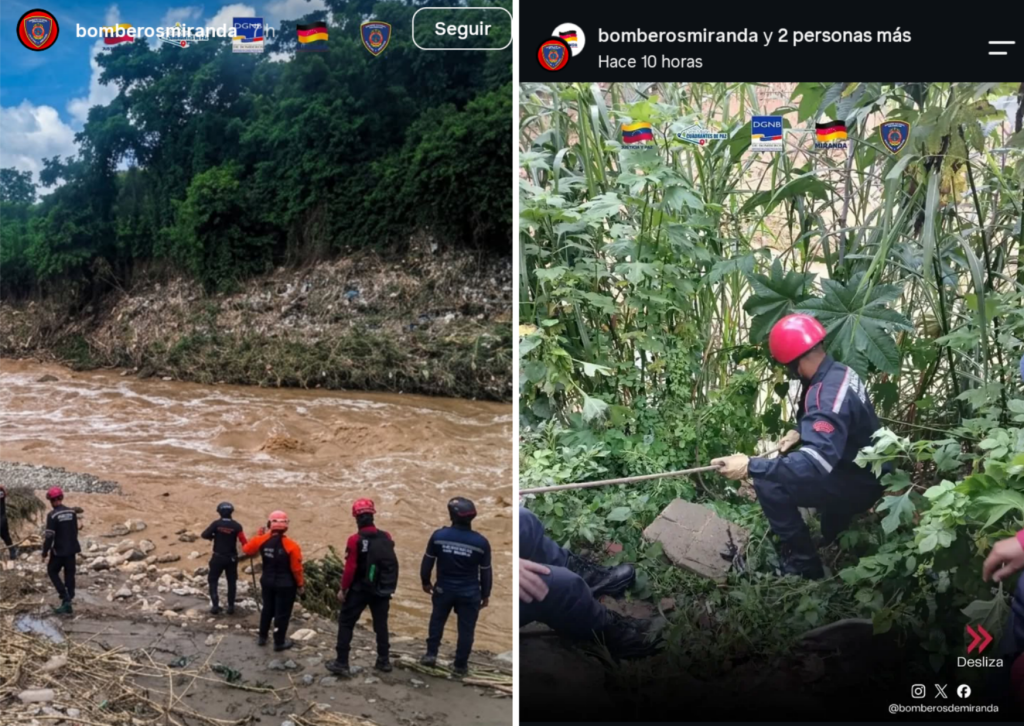 Hallan en Higuerote el cuerpo de joven arrastrado por el río Guaire