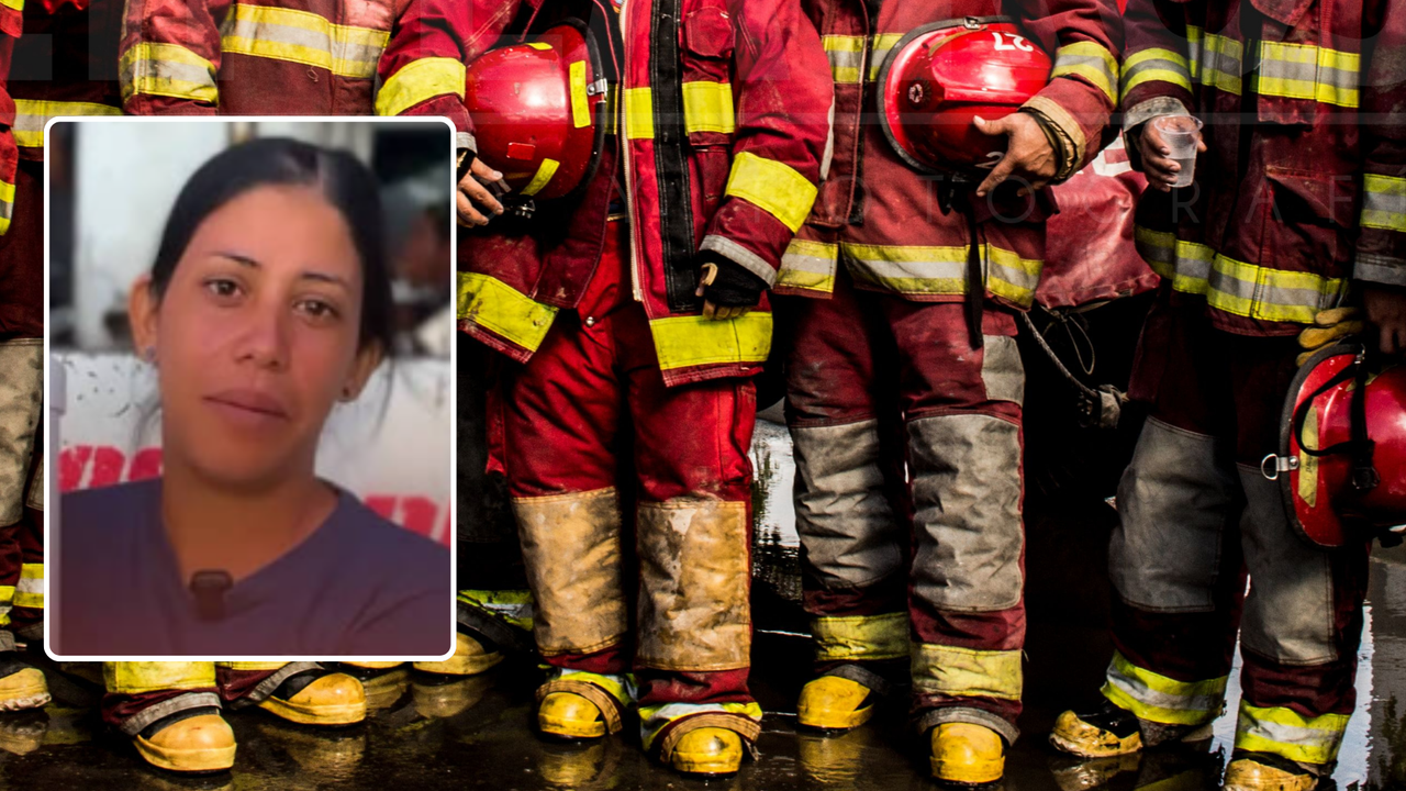 Rinden homenaje póstumo a Anubis Cova, primer teniente del Cuerpo de Bomberos de Caracas, recordada por su labor de rescate en La Guaira tras los terremotos | NTN24.COM