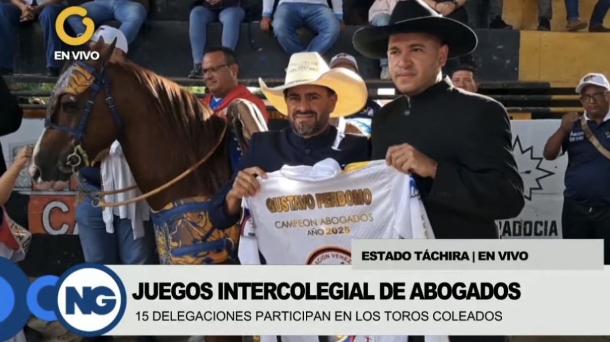 San Cristóbal | Campeonato de Coleo en los Juegos Nacionales Intercolegios de Abogados 2026 rinde homenaje a Gustavo Perdomo
