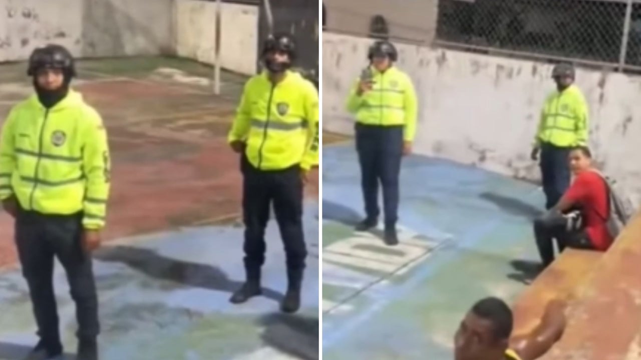 “Delcy eliminó las alcabalas, pero ahora ellos se desplazan para matraquear”: las redes reaccionan a videos de funcionarios haciendo “procedimientos” en canchas populares | NTN24.COM