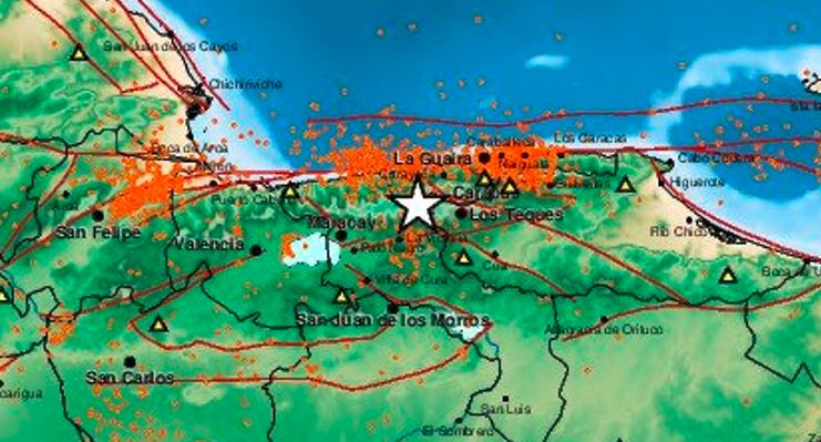 Aragua fue sacudida por un sismo de magnitud 3,4 durante la tarde del #27Ago
