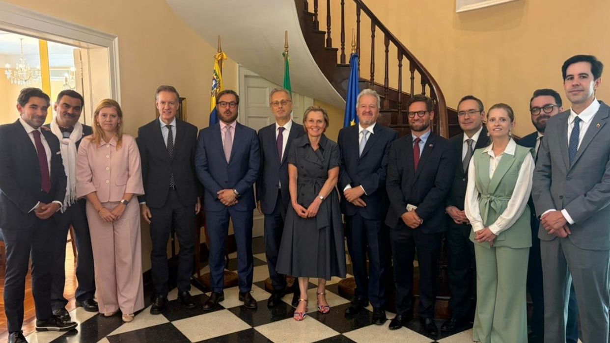 Representantes de la Unión Europea en Venezuela se reunieron con el canciller Plasencia