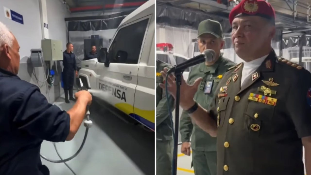 “De verdad, pan y circo”: critican en redes a ministro de Defensa del régimen venezolano por inauguración de un autolavado dentro de una institución castrense | NTN24.COM