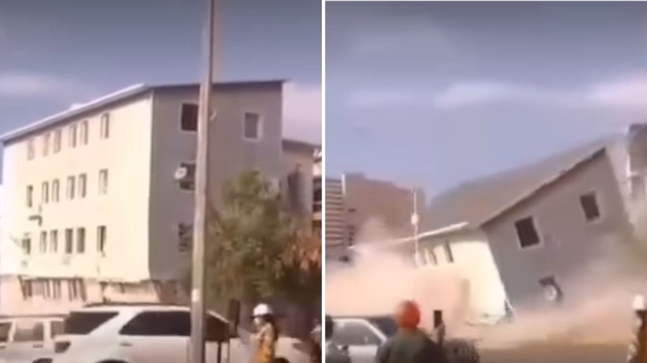 Denuncian demolición de edificio en La Guaira sin cierre de vías ni medidas de seguridad: peatones y conductores quedaron expuestos | NTN24.COM