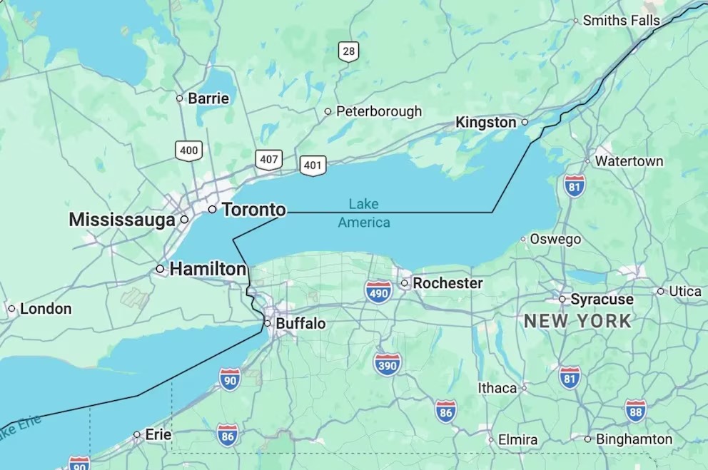 Google Maps comenzó a mostrar “Lago América” en EEUU tras orden de Trump