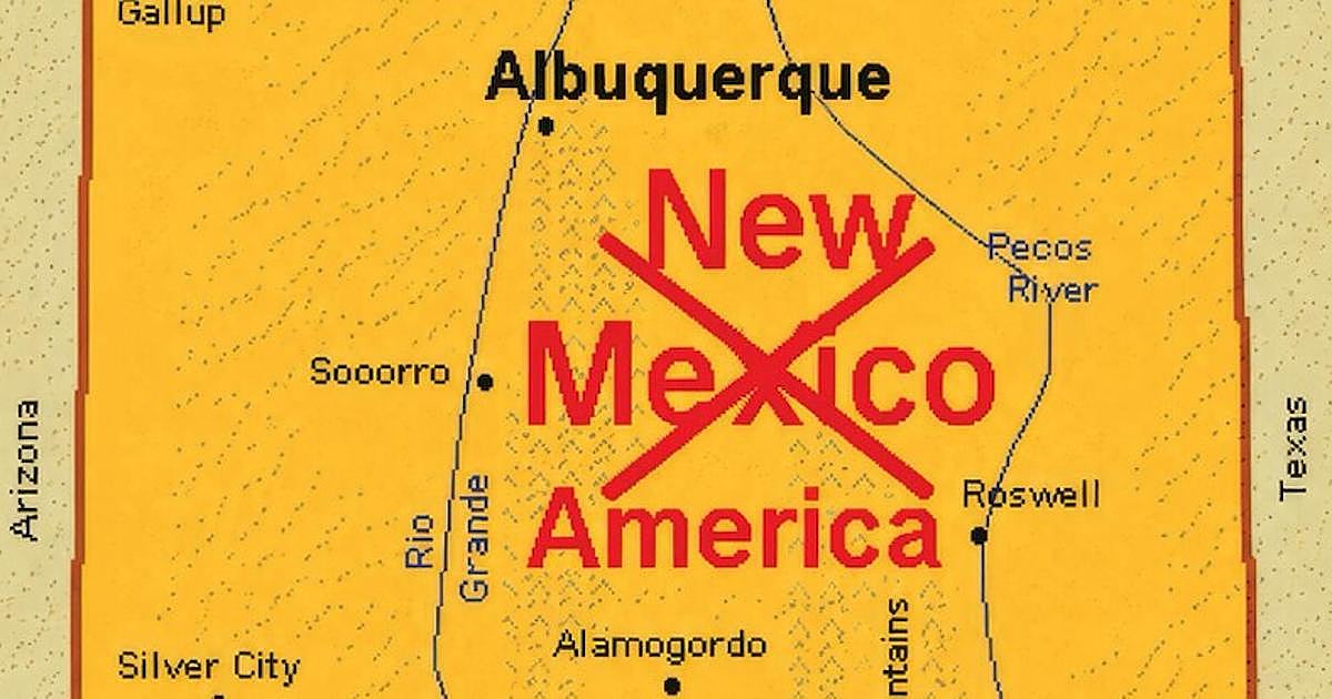 Después de Lago América, Trump rebautiza a Nuevo México como