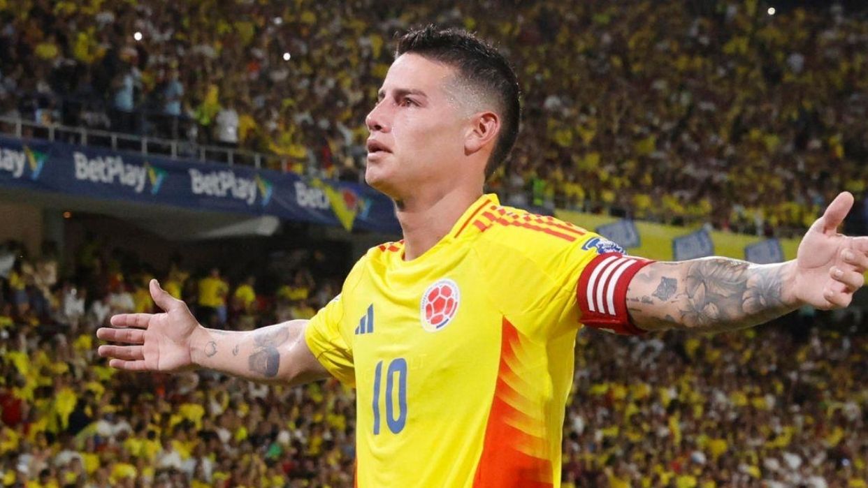 James Rodríguez se despide de la selección de Colombia