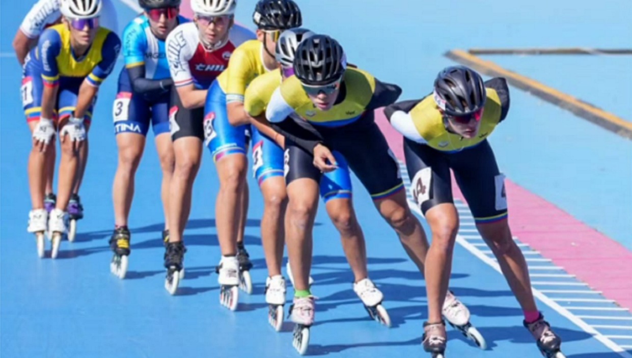Angy Quintero se cuelga la de bronce para Venezuela en patinaje de velocidad en Santa Fe 2026