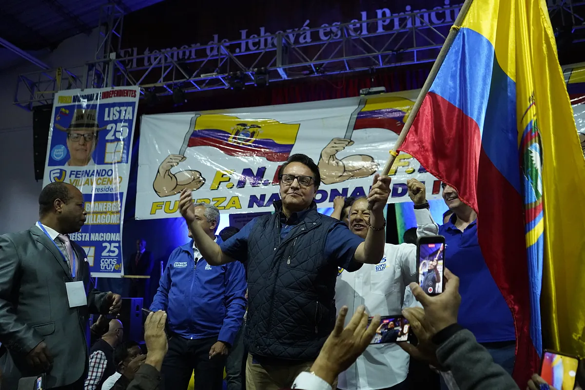 Detienen en EEUU a uno de los presuntos autores intelectuales del asesinato del candidato Villavicencio tras un mitin en Ecuador