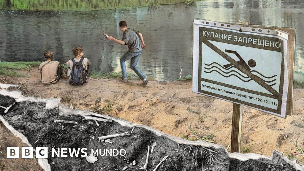 La playa de los huesos: cómo Rusia intenta olvidar la represión soviética, pero las pruebas siguen aflorando en un lago – BBC News Mundo