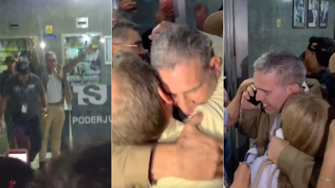 Liberaron al exalcalde venezolano Javier Oropeza: así fue su salida triunfante de tribunales y saludo con María Corina Machado | NTN24.COM