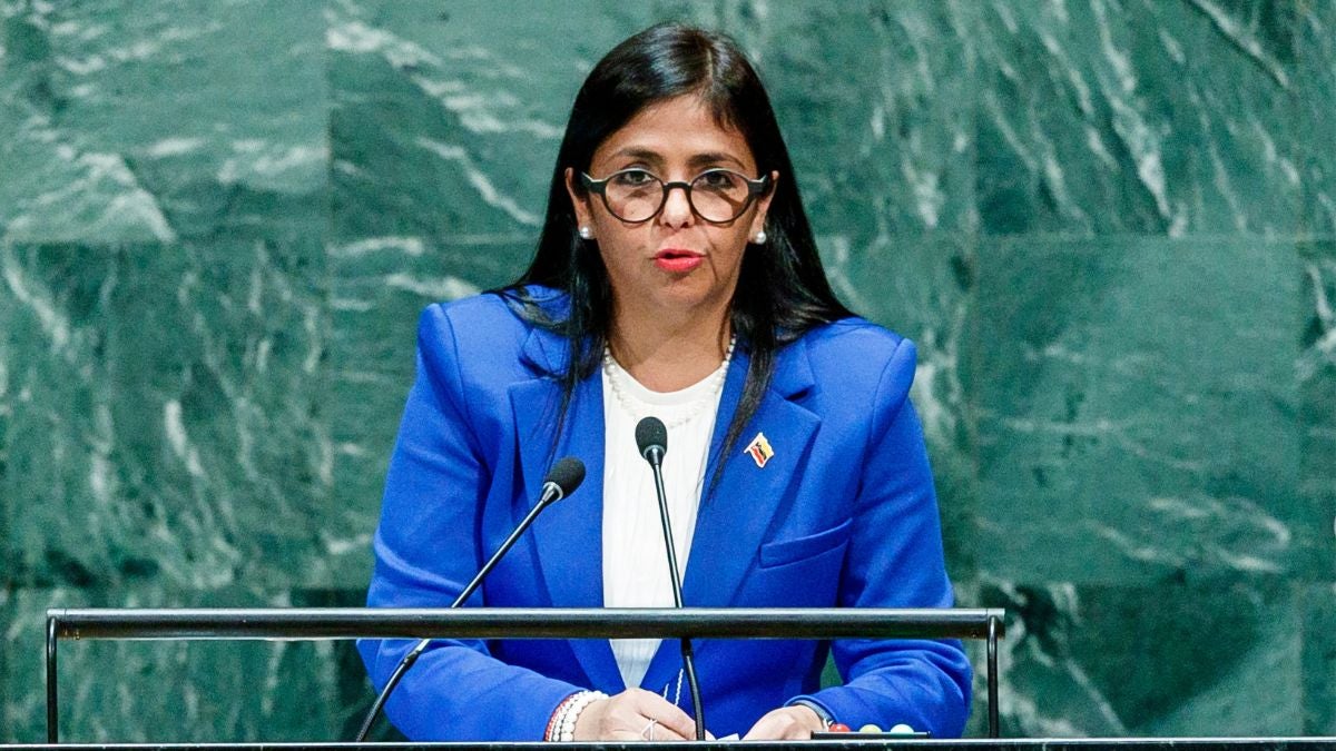 Confirmado: La ONU pone a DELCY RODRÍGUEZ en la lista de oradores de la Asamblea General | NTN24.COM