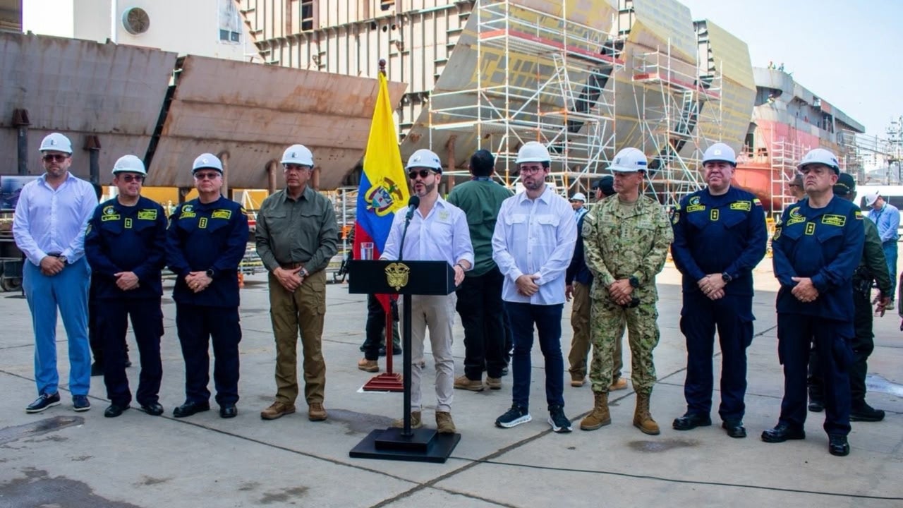 Así fortalece Colombia su industria naval: Abelardo de la Espriella y cúpula militar naval supervisan desarrollos tecnológicos en Cartagena | NTN24.COM