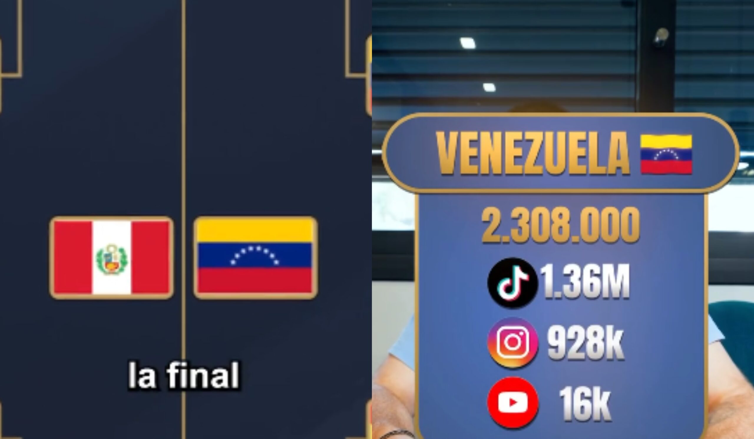 Perú y Venezuela disputarán la final del Mundial de Comidas de Ibai Llanos por segunda vez