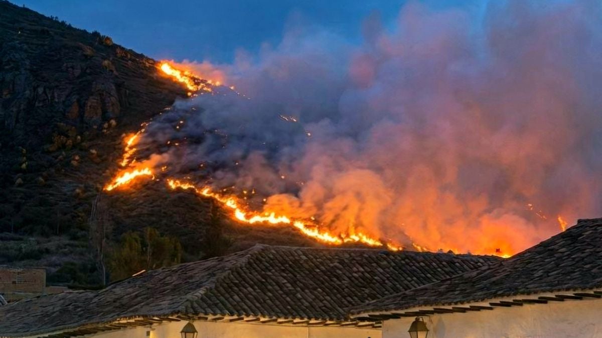 Emergencia en Colombia: colosales incendios amenazan al popular municipio de Villa de Leyva | NTN24.COM