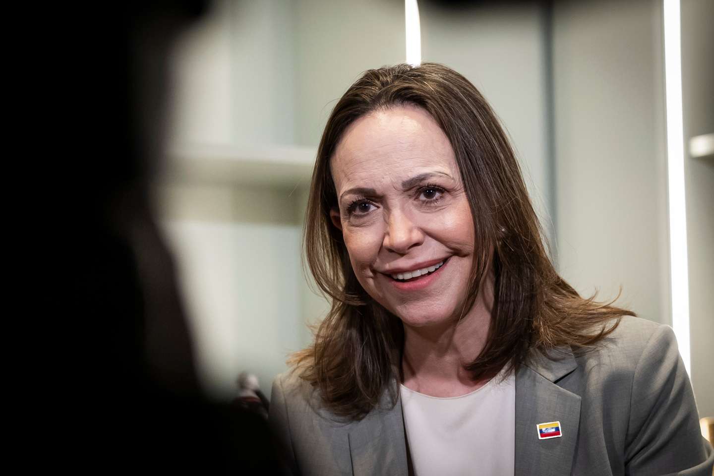 María Corina Machado respaldó a Bernie Moreno y pidió fijar fecha para las elecciones en Venezuela