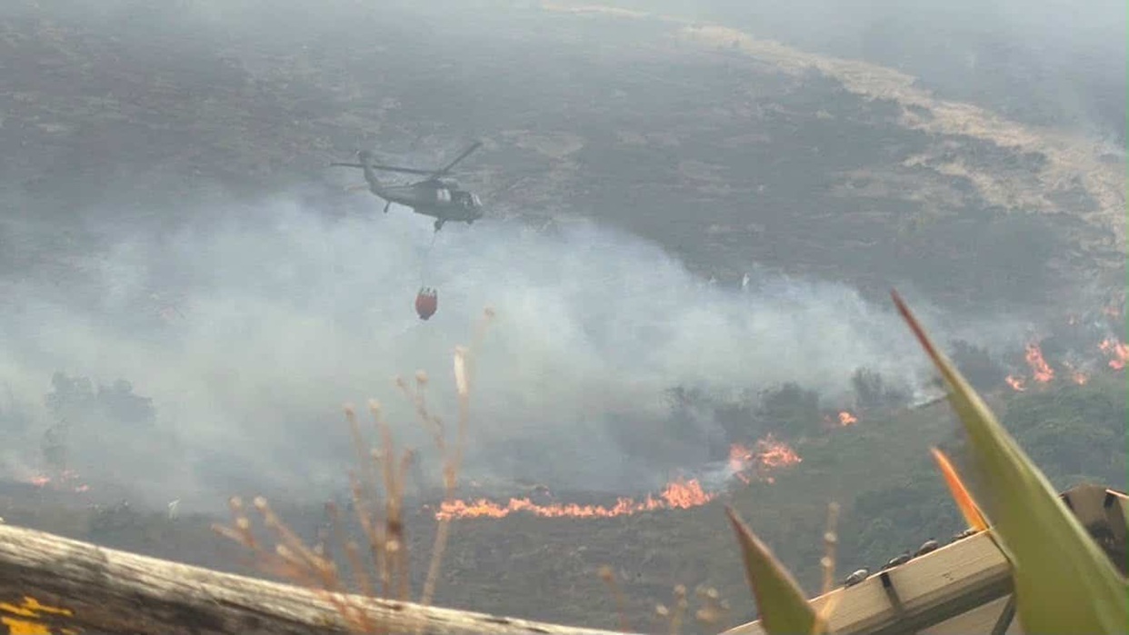 Colombia: Controlado en un 50% fuerte incendio en Villa de Leyva tras arrasar 290 hectáreas