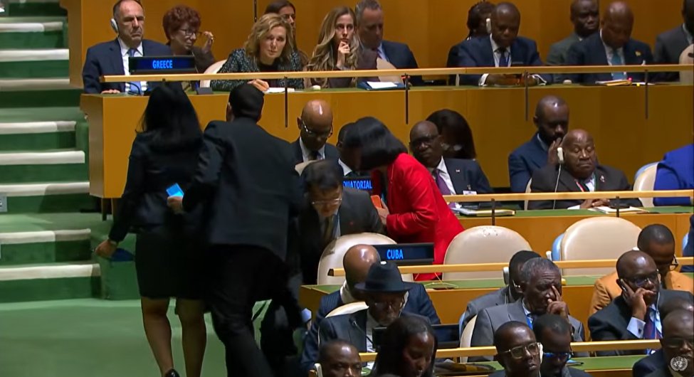 Cuba abandona la sala de la ONU tras duras frases de Donald Trump