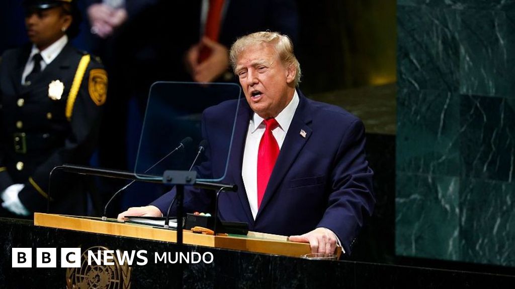 3 afirmaciones que Trump realizó ante la Asamblea General de la ONU, verificadas por la BBC – BBC News Mundo