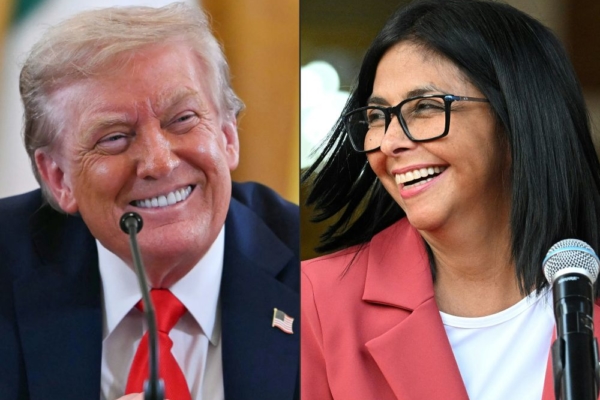 Donald Trump y Delcy Rodríguez se reunieron a puerta cerrada en un inédito acercamiento – bancaynegocios.com