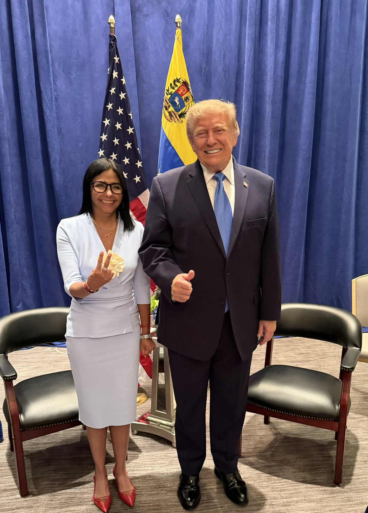 Delcy Rodríguez califica de histórica su reunión con Trump y le agradece su “respaldo” – Efecto Cocuyo