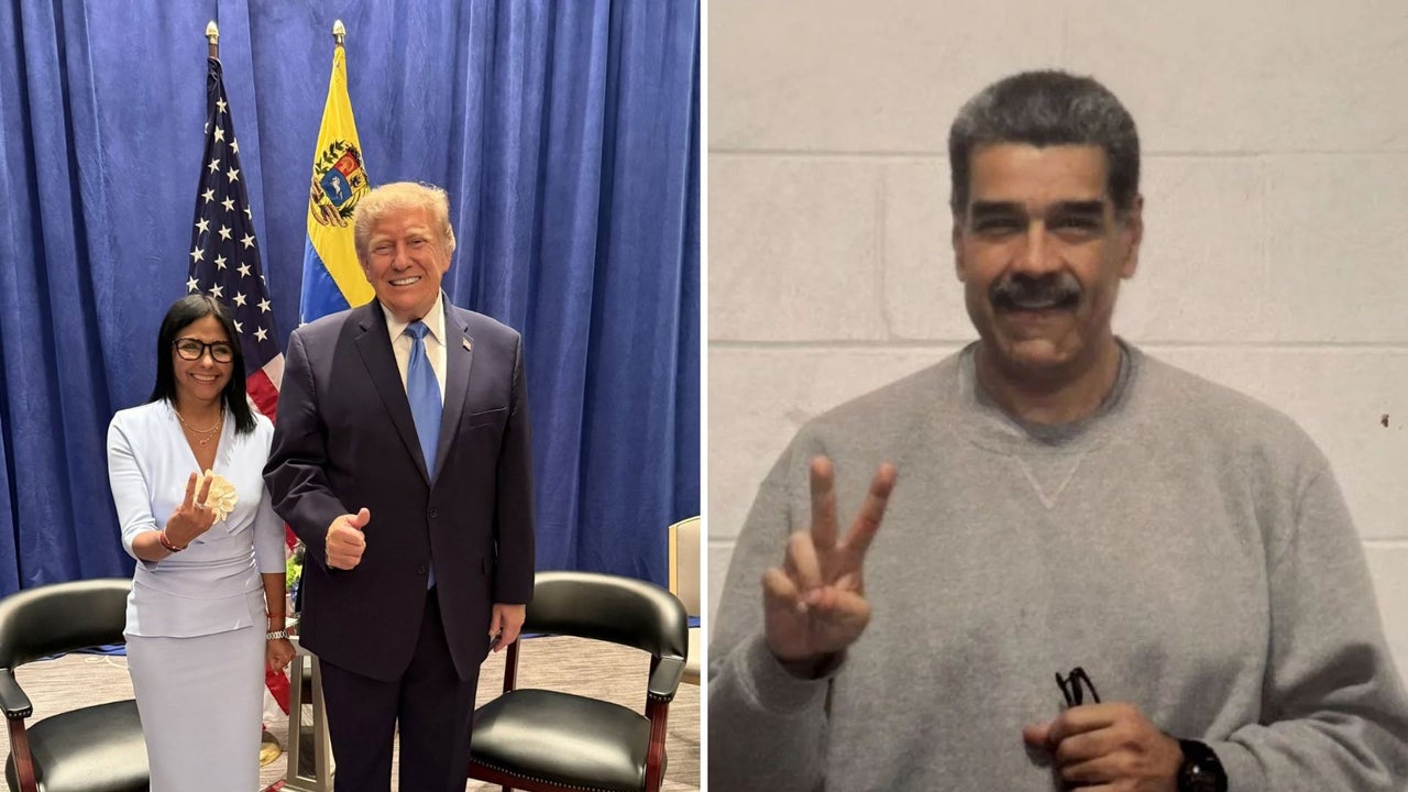 Delcy Rodríguez hace la ‘V’ de la ¿BURLA? igual que Nicolás Maduro desde prisión de Nueva York | NTN24.COM