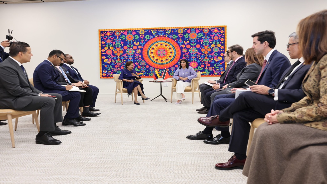 Venezuela y Trinidad y Tobago inician una nueva etapa de diálogo bilateral en Nueva York ‎