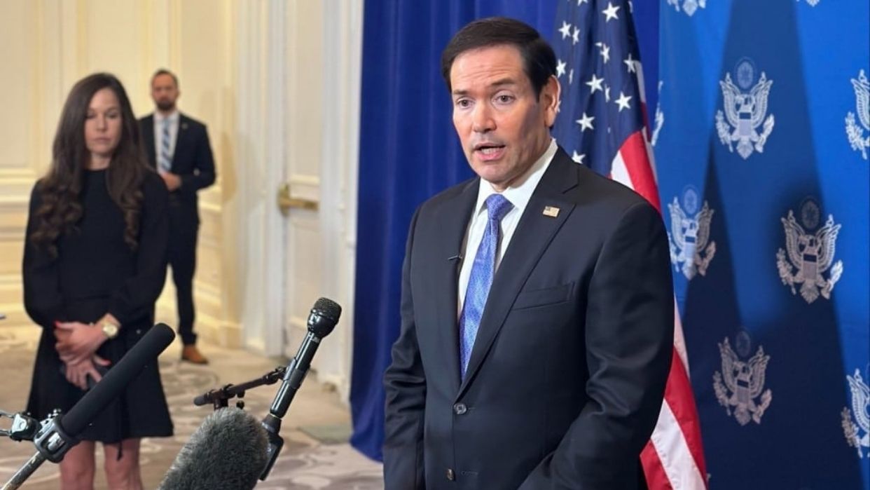 “No sé a qué te refieres”: Marco Rubio evita dar importancia al viaje de María Corina Machado